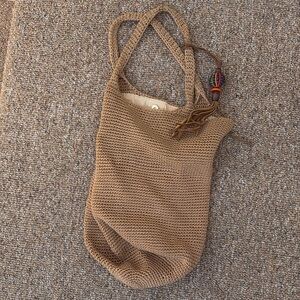 INC woven beach bag